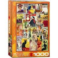 Eurographics Puzzle 1000pc - Opera /theater Vintage Collage