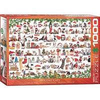 eurographics puzzle 1000pc christmas kittens