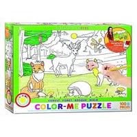 eurographics puzzle 100pc colour me 100 forest