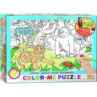 Eurographics Puzzle 100pc - Colour-me 100 Jungle