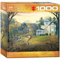 Eurographics Puzzle 1000pc - Country Crossing Pheasants(mo)