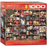 Eurographics Puzzle 1000pc - Christmas Ornaments (small)