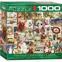 eurographics 8000 0784 vintage christmas cards puzzle 1000 piece