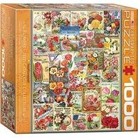 eurographics 8000 0806 flowers seed catalogue puzzle 1000 piece