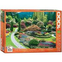 eurographics puzzle 1000pc butchart sunken garden