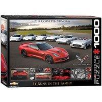 Eurographics Puzzle 1000pc - Corvette - Runs In The Family