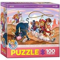 Eurographics Puzzle 100pc - Cowgirls (mo)