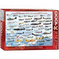 Eurographics Puzzle 1000pc - History Of Canadian Aviation