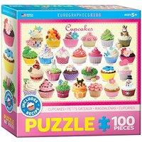 Eurographics Puzzle 100pc - Kids Sweets - Cupcakes (mo)