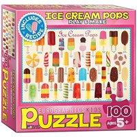 Eurographics Puzzle 100pc - Sweets - Ice Cream Pops (mo)