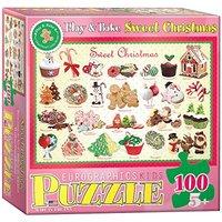 eurographics puzzle 100pc sweets sweet christmas mo