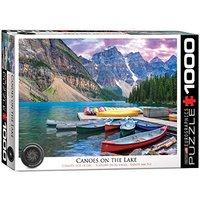 Eurographics Puzzle 1000pc - Lake Louise Canoe On The Lake