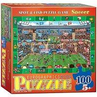 Eurographics Puzzle 100pc - Spot & Find - Soccer (mo)