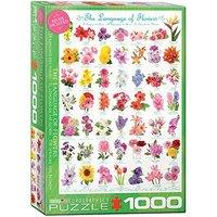 eurographics puzzle 1000pc the language of flowers