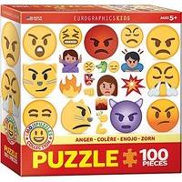 Eurographics Puzzle 100pc - Emojipuzzle - Anger (6x6 Box)