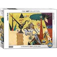 eurographics puzzle 1000pc joan miro the tilled field