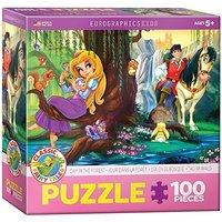 eurographics puzzle 100pc princess 2 6x6 box