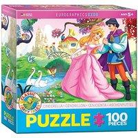 eurographics puzzle 100pc princess 4 6x6 box