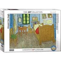 eurographics puzzle 1000pc the bedroom of van gogh arles