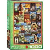 Eurographics Puzzle 1000pc - Ads - Pennsylvania Rail Road