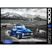 eurographics puzzle 1000pc 1954 ford f 100 classic car