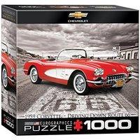 Eurographics Puzzle 1000pc - 1959 Corvette On Route 66 (mo)