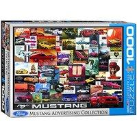 eurographics puzzle 1000pc ford mustang vintage ads