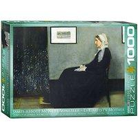 eurographics puzzle 1000pc the artists mother by whistler