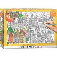Eurographics Puzzle 300pc - Colour-me - Town Houses