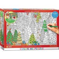 Eurographics Puzzle 300pc - Colour-me - Christmas Trees