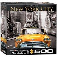 Eurographics Puzzle 500pc - New York - Yellow Cab (mo)