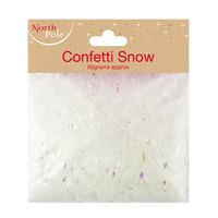 Eurowrap Christmas Confetti Snow - 66 Grams