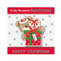 Eurowrap 19cm Christmas Singly Mini Boxed Cards - Cute Boyfriend