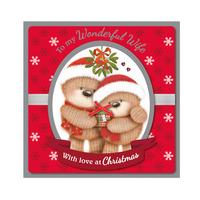 eurowrap 19cm christmas singly mini boxed cards cute to my wife