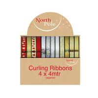 Eurowrap Christmas Mixed Curling Ribbons Accessory Pack