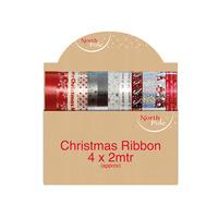 Eurowrap Christmas Ribbons - 4x2m