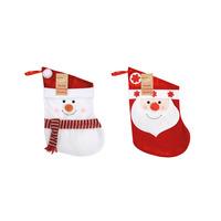 Eurowrap Christmas Santa Snowman Stockings