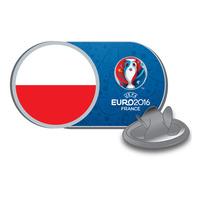 euro 2016 pin badge poland