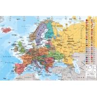 European Map Geographical Maxi Poster