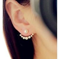 European After Hanging Small Pearl Earrings(1Pc)