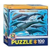 Eurographics Puzzles Whales & Dol­phins (100 Pieces)
