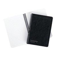 europa notemaker book sidebound ruled 80gsm 120 pages a5 black ref 485 ...