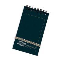 Europa 3012 Minor Notepad Wirebound Elasticated Ruled (120 Pages) Black Pack of 10