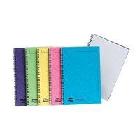 europa notemaker book sidebound ruled 80gsm 120 pages a4 assorted c re ...