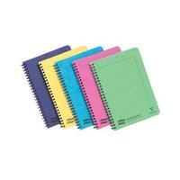 Europa A5 Notemaker Book Sidebound 80gm2 120 Pages Ruled Assorted Pack