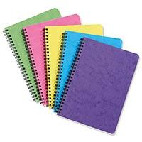 Europa Notemaker 120 Page A5 Sidebound Ruled 80gsm Book - Assorted