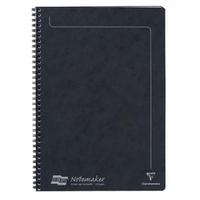 Europa Notemaker Book Sidebound Ruled 80gsm 120 Pages A4 Black Ref