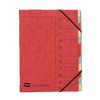 Europa 12 Part A4 Red Organiser 5224Z