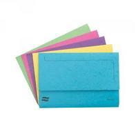 Europa Assorted Pocket Wallet Foolscap Pack of 25 3156Z