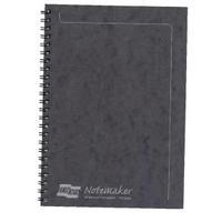 europa black a5 side bound notemakers pack of 10 4852